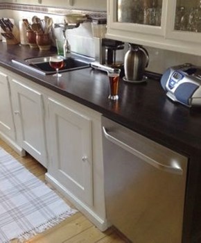Køkkenbordplade af wengé